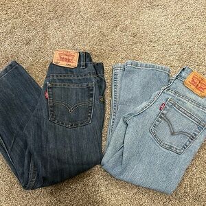 Boys 5 regular Levi’s jeans. 511 and 549